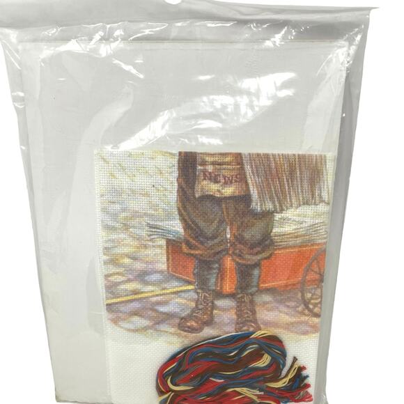 Something Special Counted Cross Stitch Kit “Extra,Extra”#50282 Vintage 1986 NEW - Picture 2 of 12